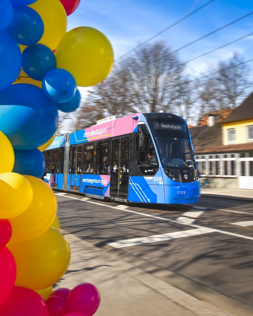 Erstes Teilstück der Tram-Westtangente fertiggestellt